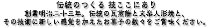 創業明治二十三年 上野龜井堂